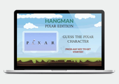 Hangman Pixar Edition